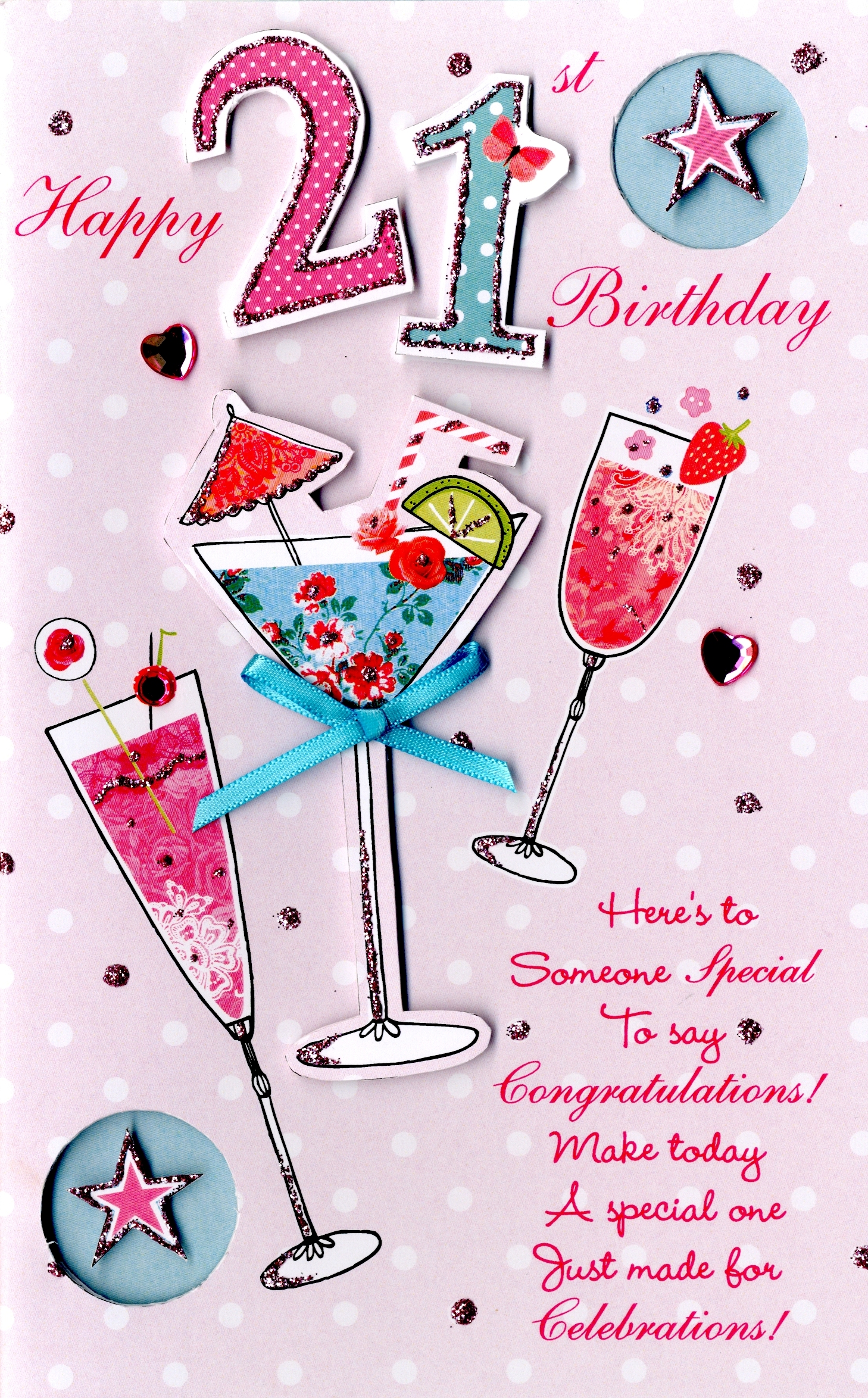 21st Birthday Cards Printable - Printable Templates