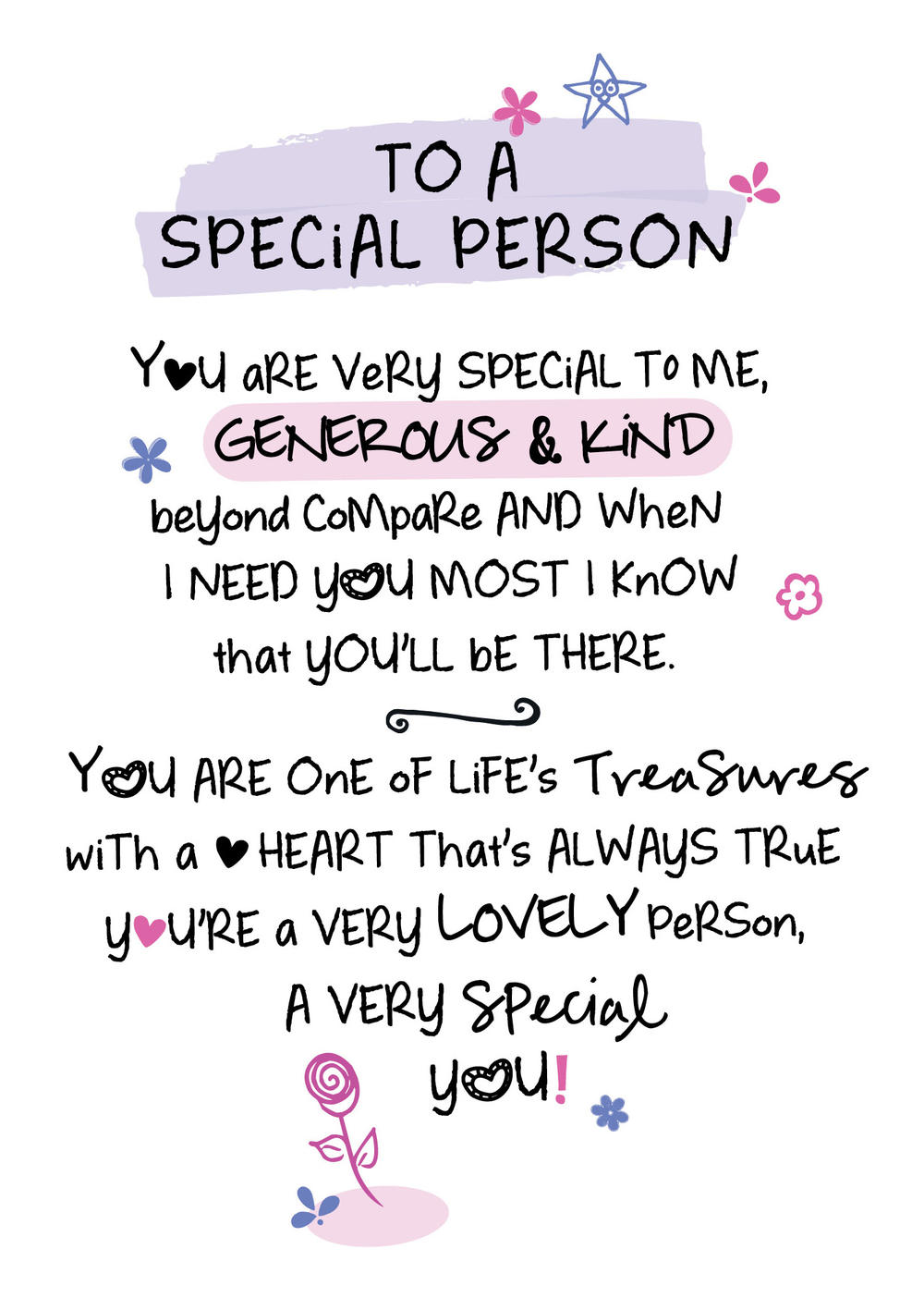 you are very special