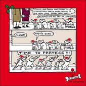 Christmas Leftovers Funny Off The Leash Cartoon Dog Humour Christmas Card