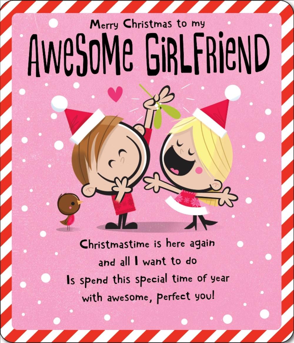 Awesome Girlfriend Christmas Greeting Card Cards 1223