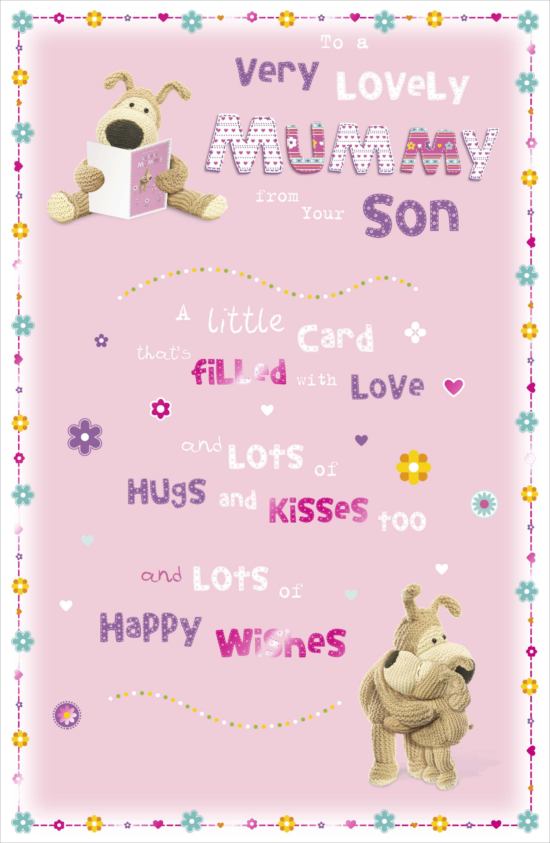 Boofle Pop Up Happy Mother/'s Day Card Cute Range Greeting Cards