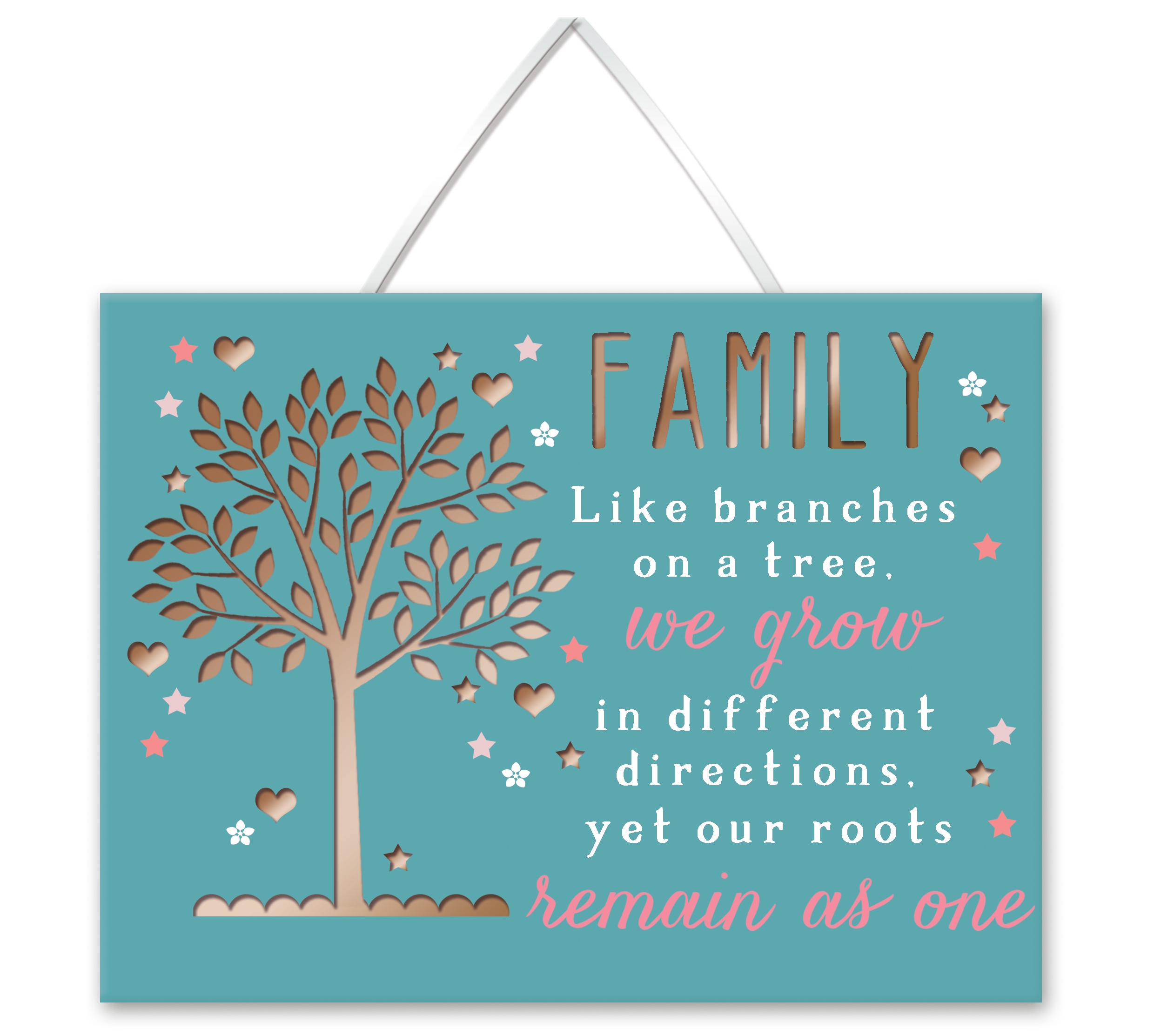 Family Tree Roots Hanging Plaque With Ribbon Gifts