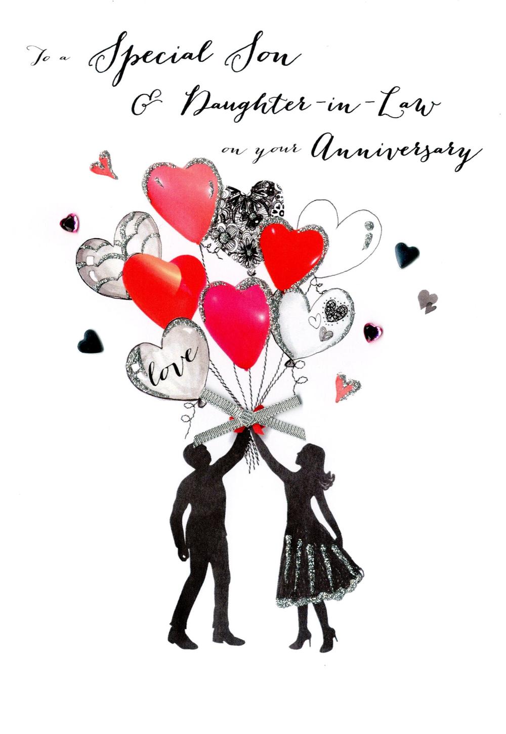 Handmade Anniversary Cards For Son And Daughter In Law