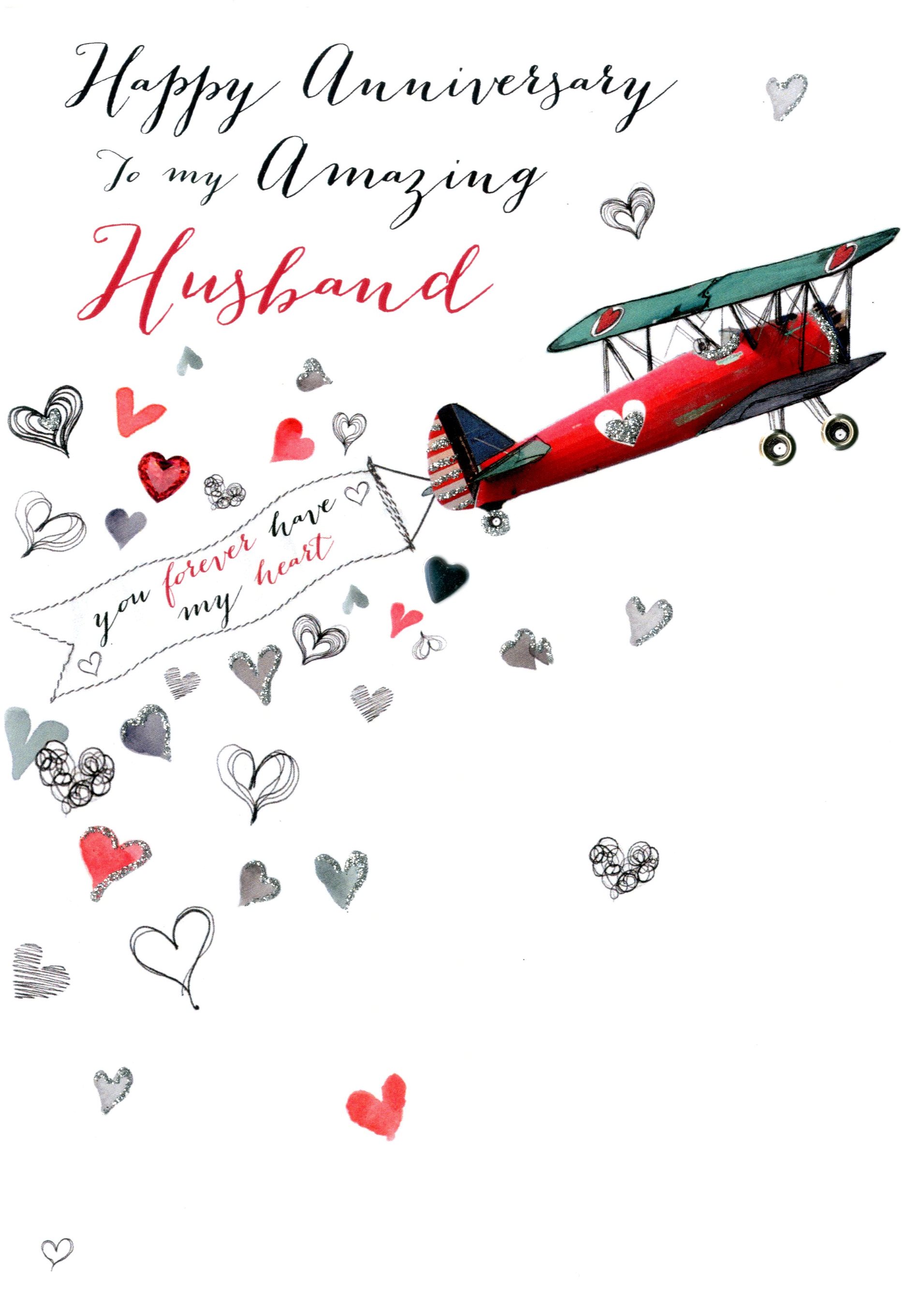 Husband Happy Anniversary Greeting Card Cards