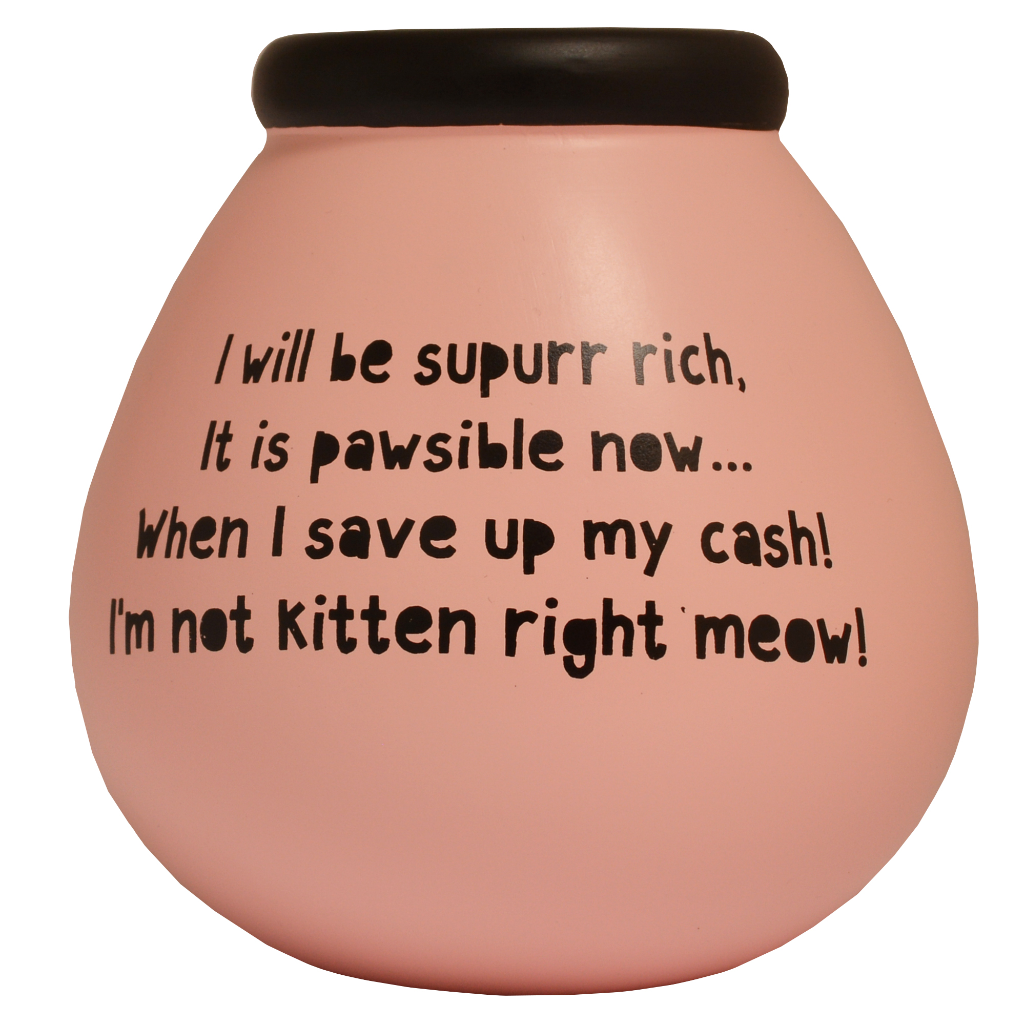 Meow Cat Pots of Dreams Money Pot Save Up /& Smash Money Box Gift