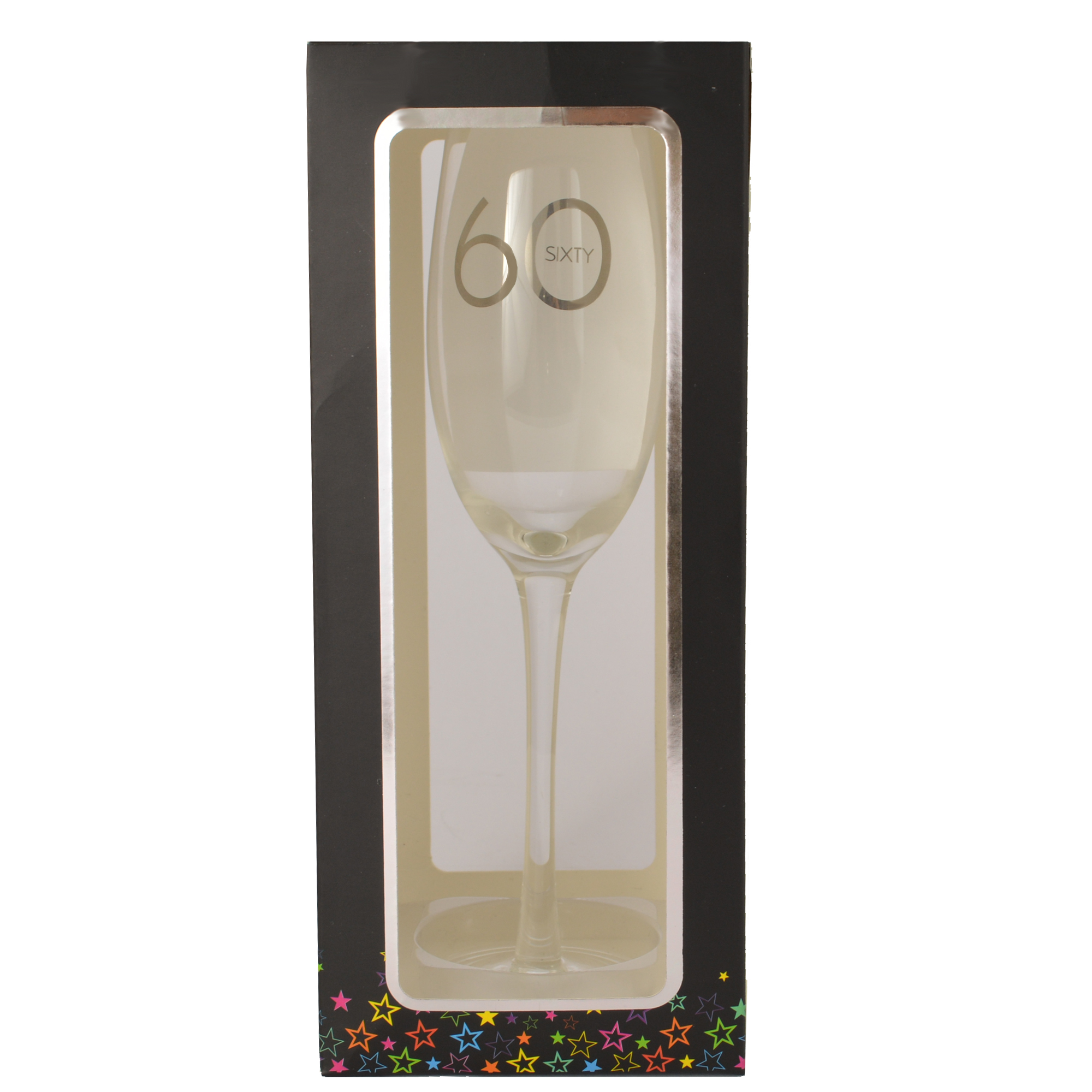 60th Birthday Celebrate In Style Flute Glass Gift Box Gifts
