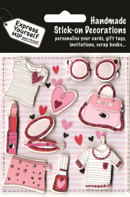 Fashion Make Up Diy Greeting Card Toppers Card Toppers