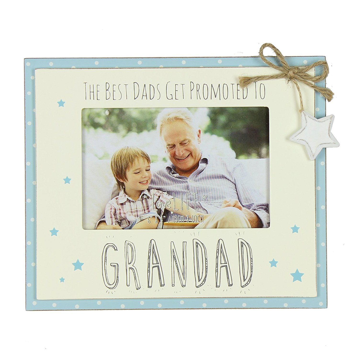 Love Life Best Dads Get Promoted To Grandad Photo Frame