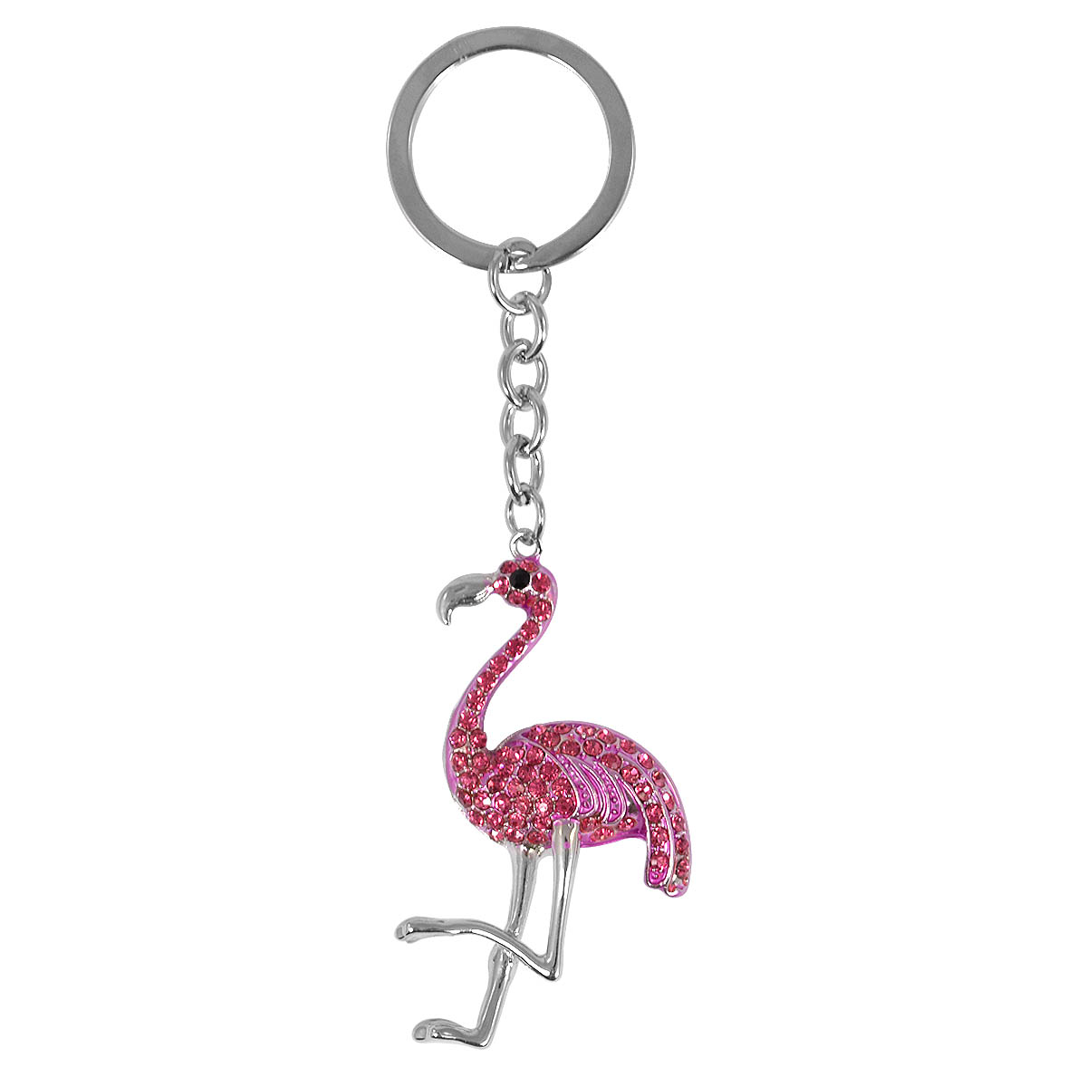 Flamingo Personalised Keyring