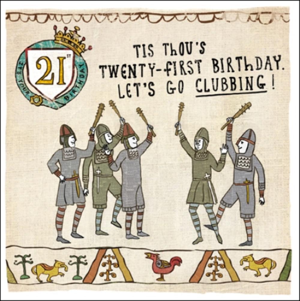 21st Birthday Hysterical Heritage Greeting Card Cards