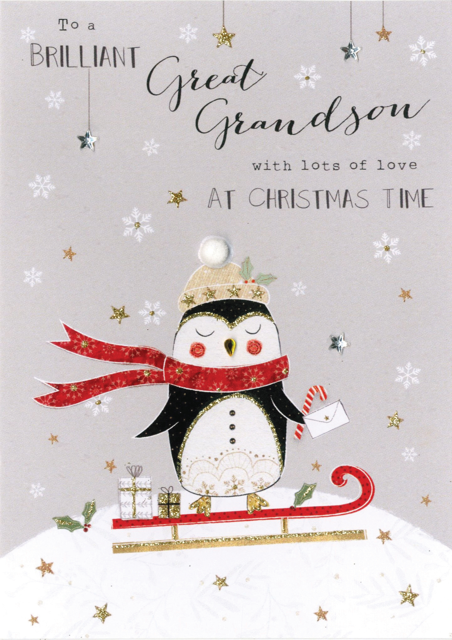 Printable Grandson Christmas Cards