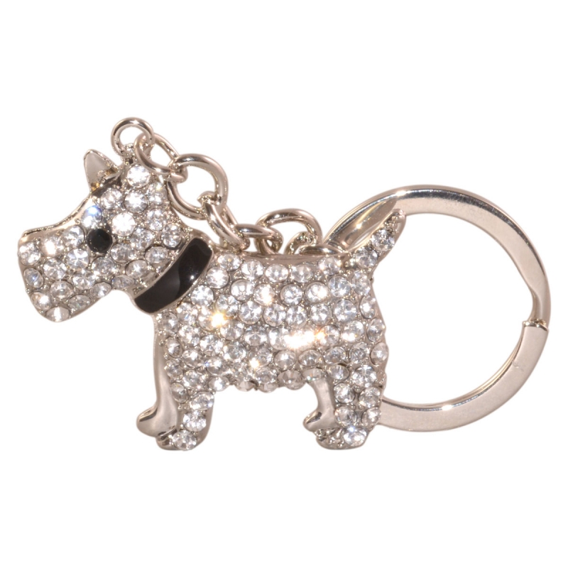 Diamante Sparkly Dog Keyring Lovely Gift Idea If You Love Unicorns 