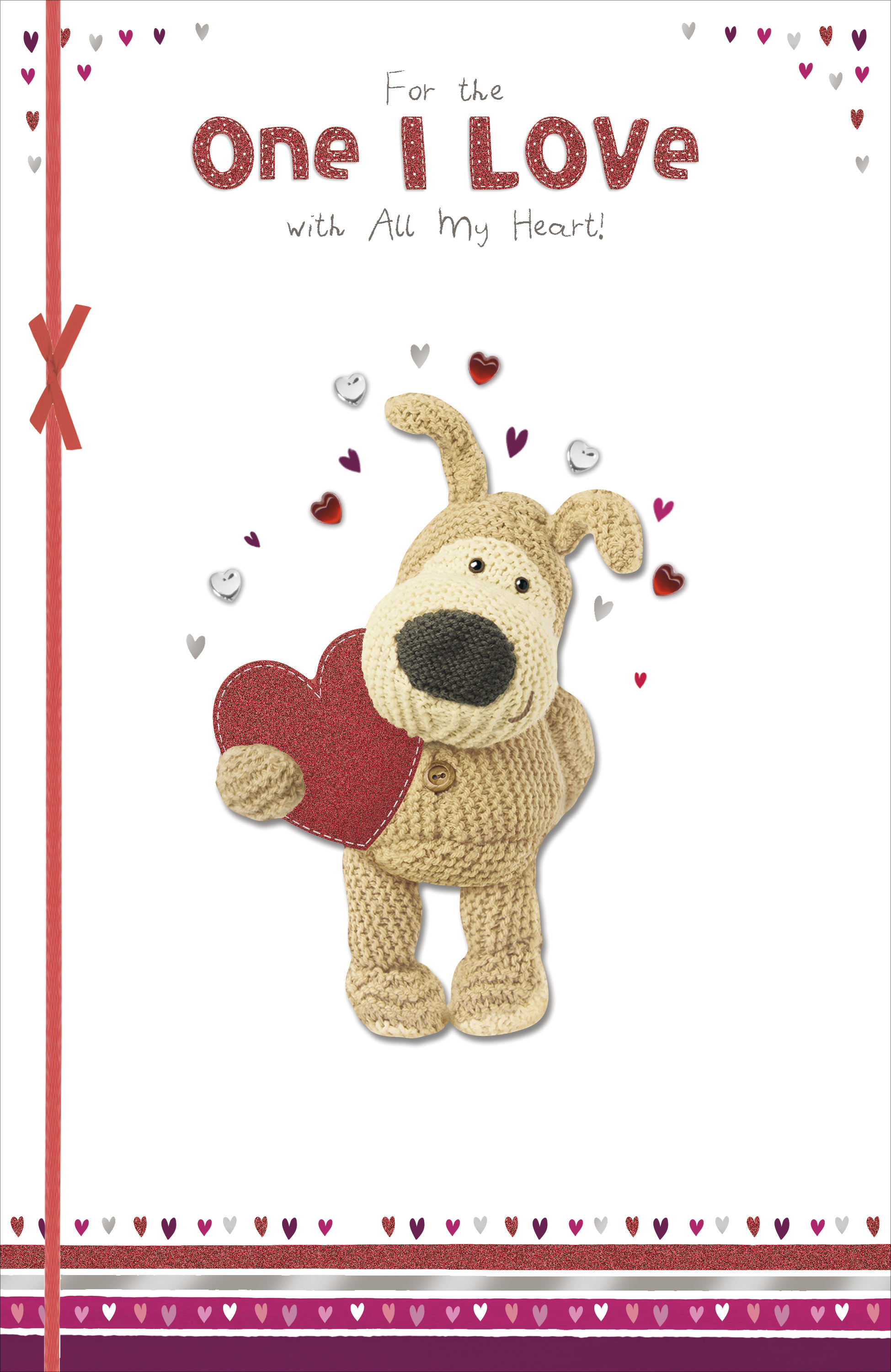 Boofle our Anniversary card/ / Love Heart