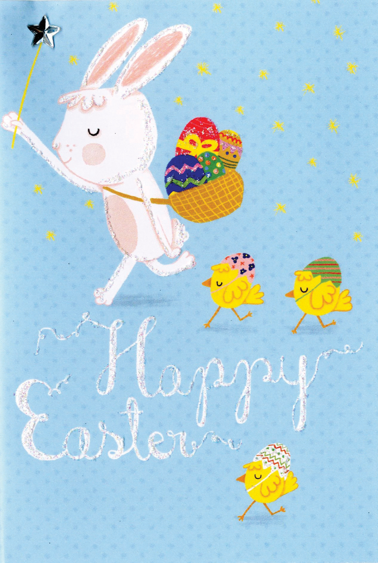 Hoppy Easter Card Cute Hello You Embellished Card | Cards