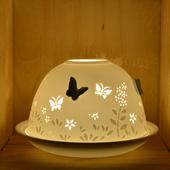 Candle Accessories White Patterned Lace Gift Idea One Size Nordic Light Shade Cats Tealight Holder Plate
