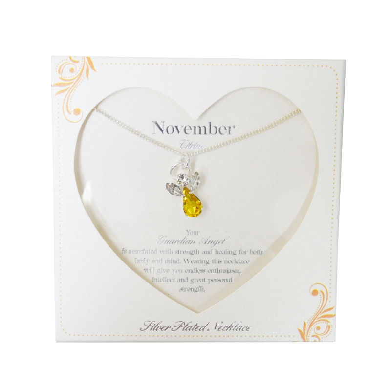 Nan Guardian Angel Silver Coloured Angel Pin With Gem Stone Sentimental Gift Ide