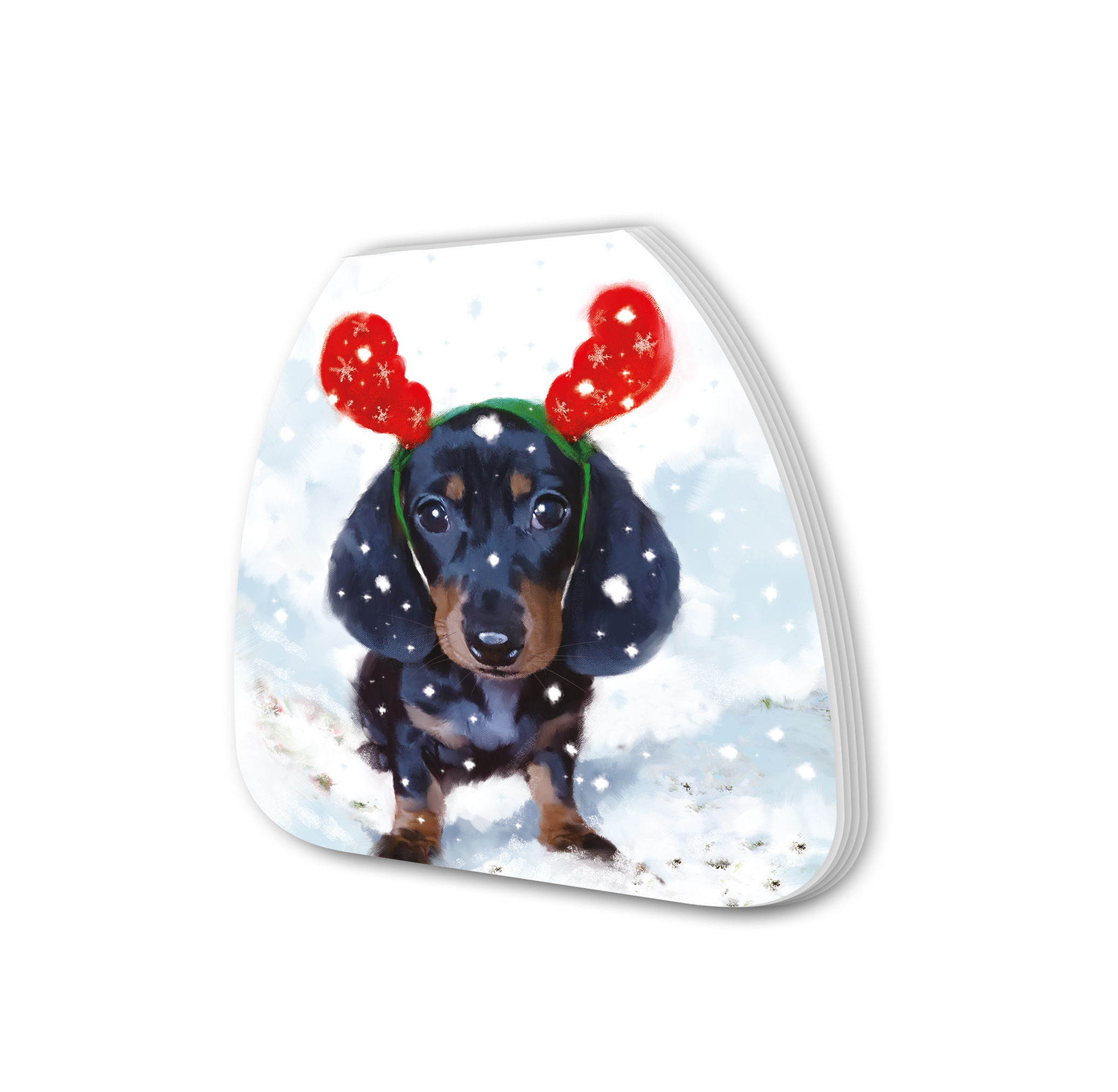 Llama Festive Shaped Christmas Notepad Stocking Filler Gift Idea