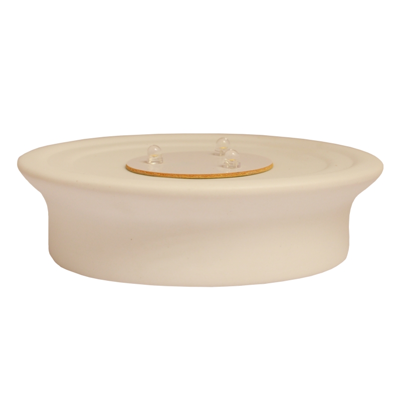 Nordic Lights Porcelain LED Battery Operated Base Candle Shade Tea