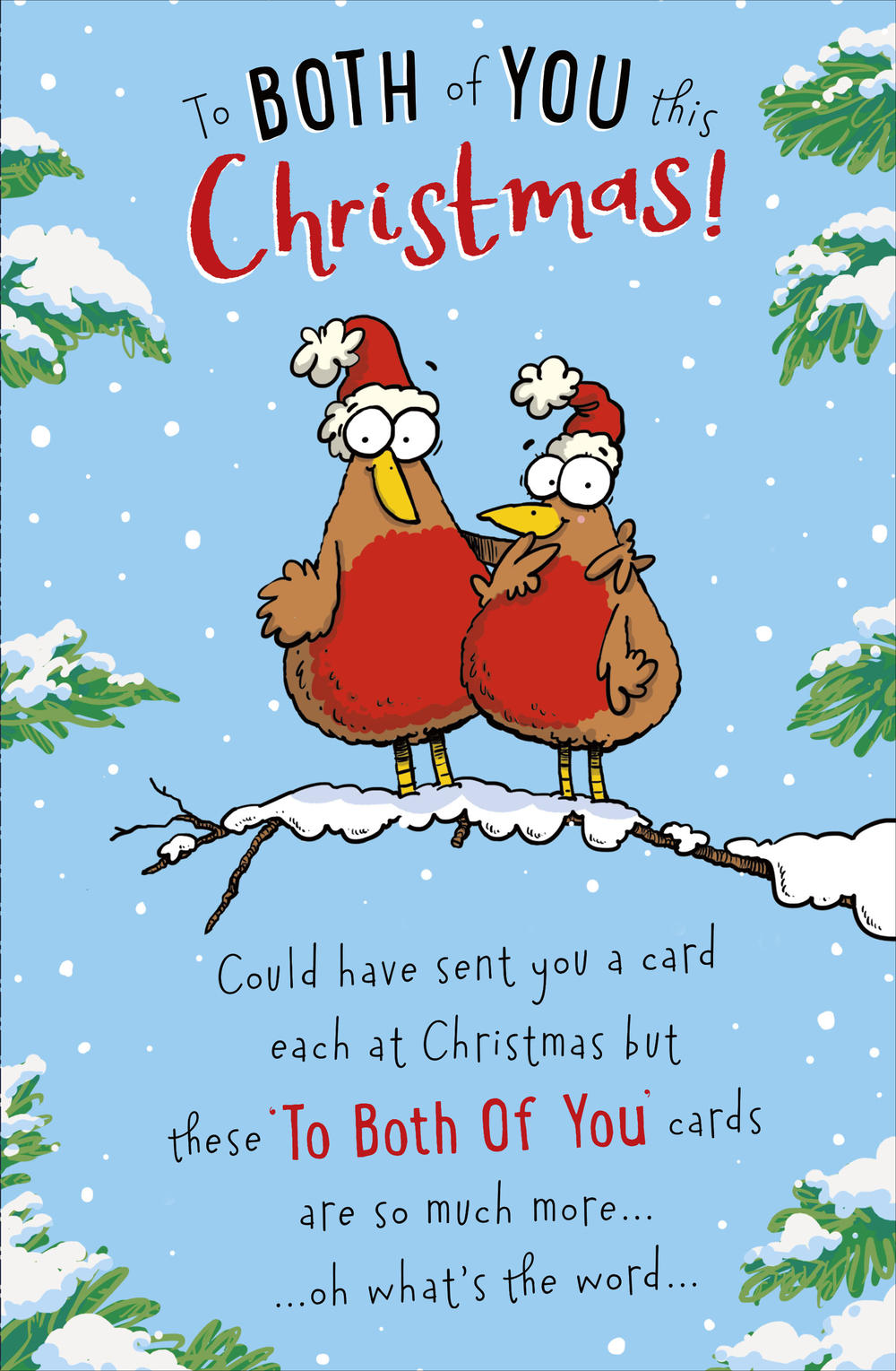 To A Wonderful Daughter Funny Christmas Greeting Card Cards