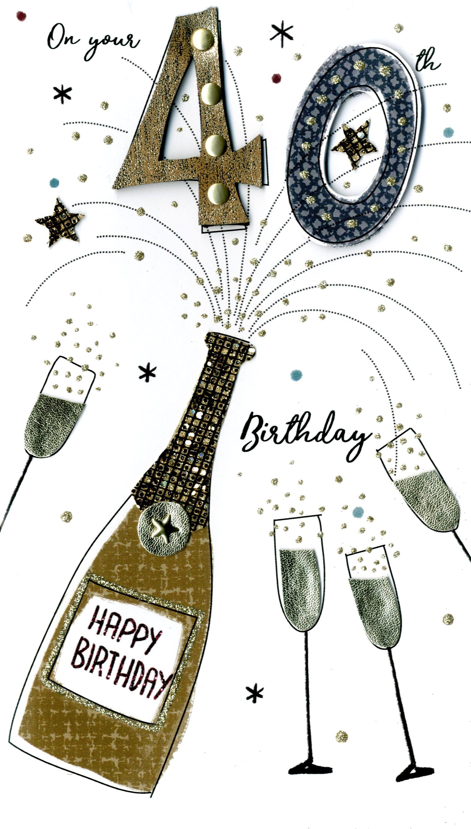 40th Birthday Printable Cards Prntbl concejomunicipaldechinu gov co