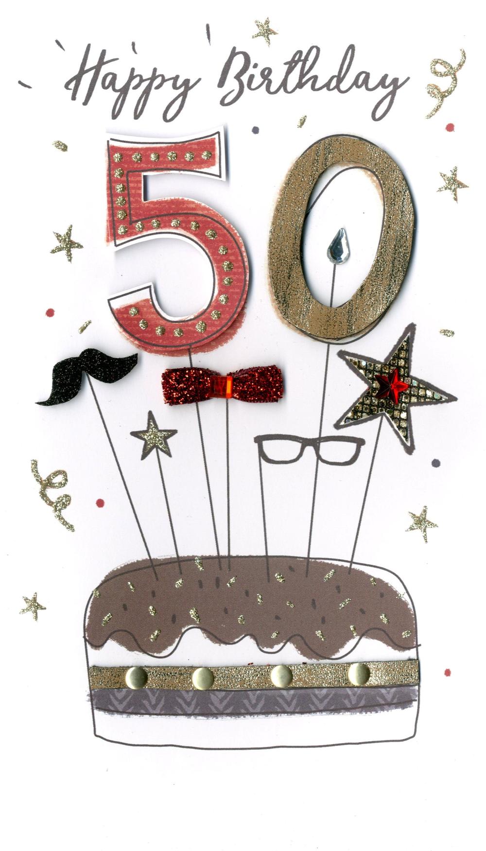 50th Birthday Card Verses Male