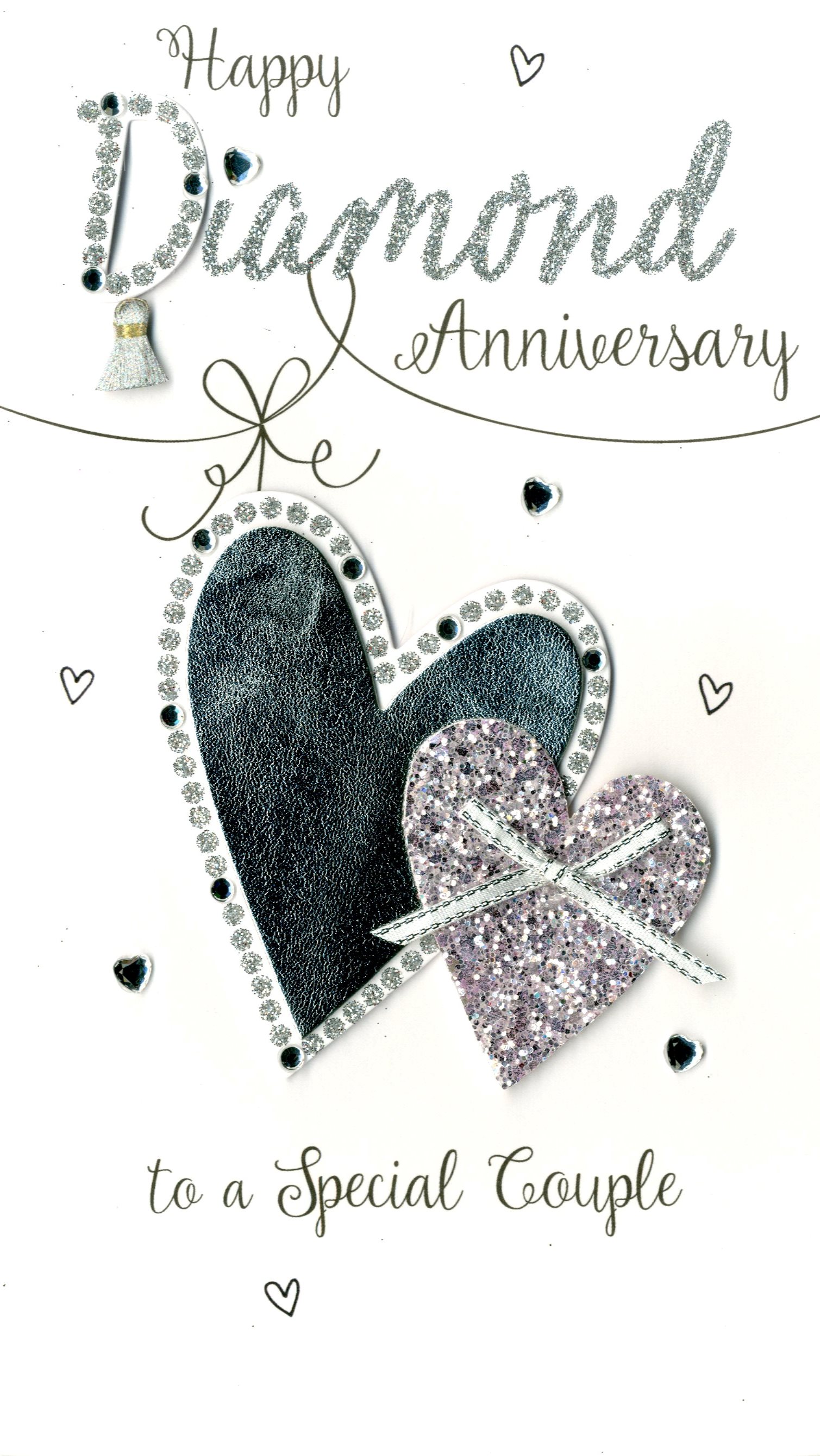 Plaque On your First Wedding Anniversary Handfinished 1st Anniversary Card