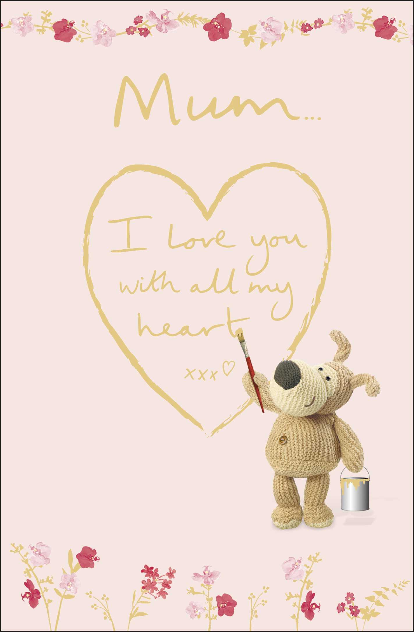 Boofle our Anniversary card/ / Love Heart