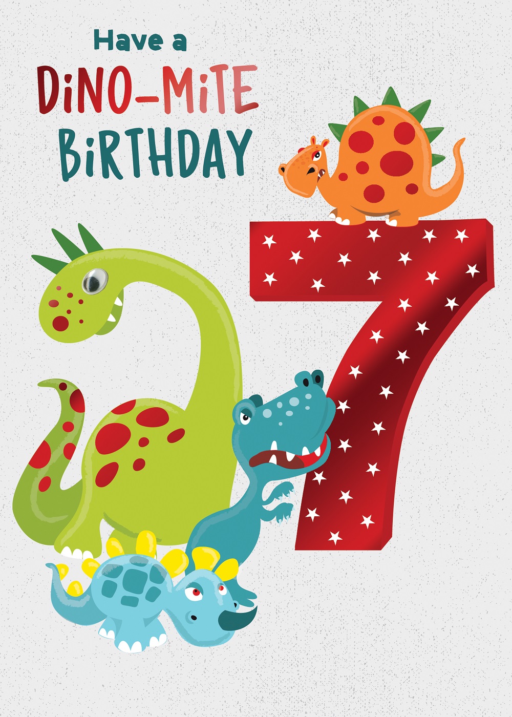 7th Birthday Cards For Boys