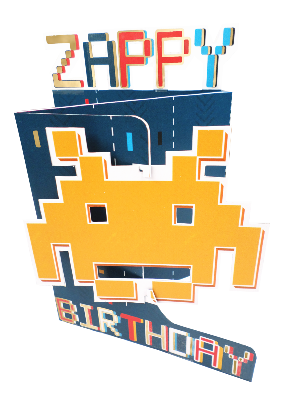 Zappy Birthday 3D Cutting Edge Birthday Card | Cards