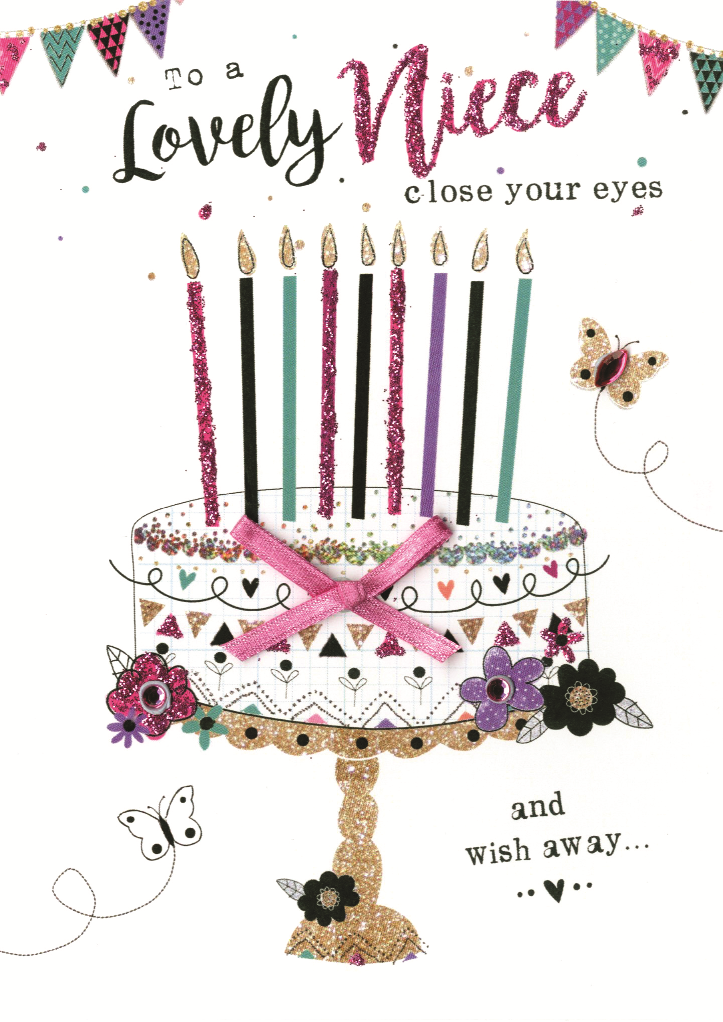 To A Lovely Niece Birthday Greeting Card 