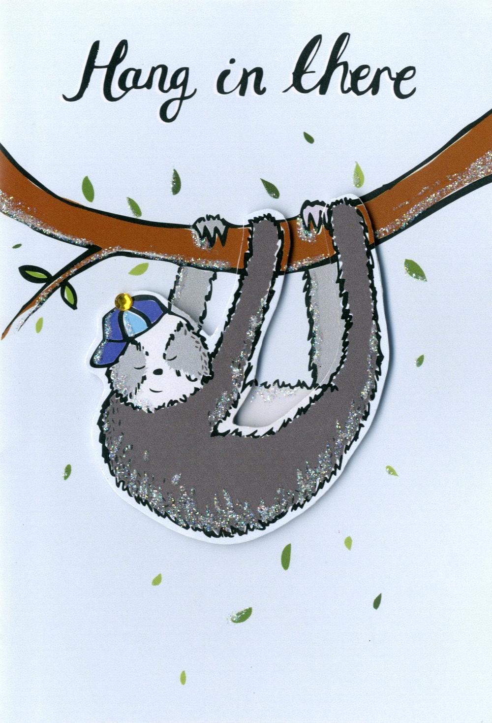 Hang In There, Sloth Any Occasion Greeting Card | Cards