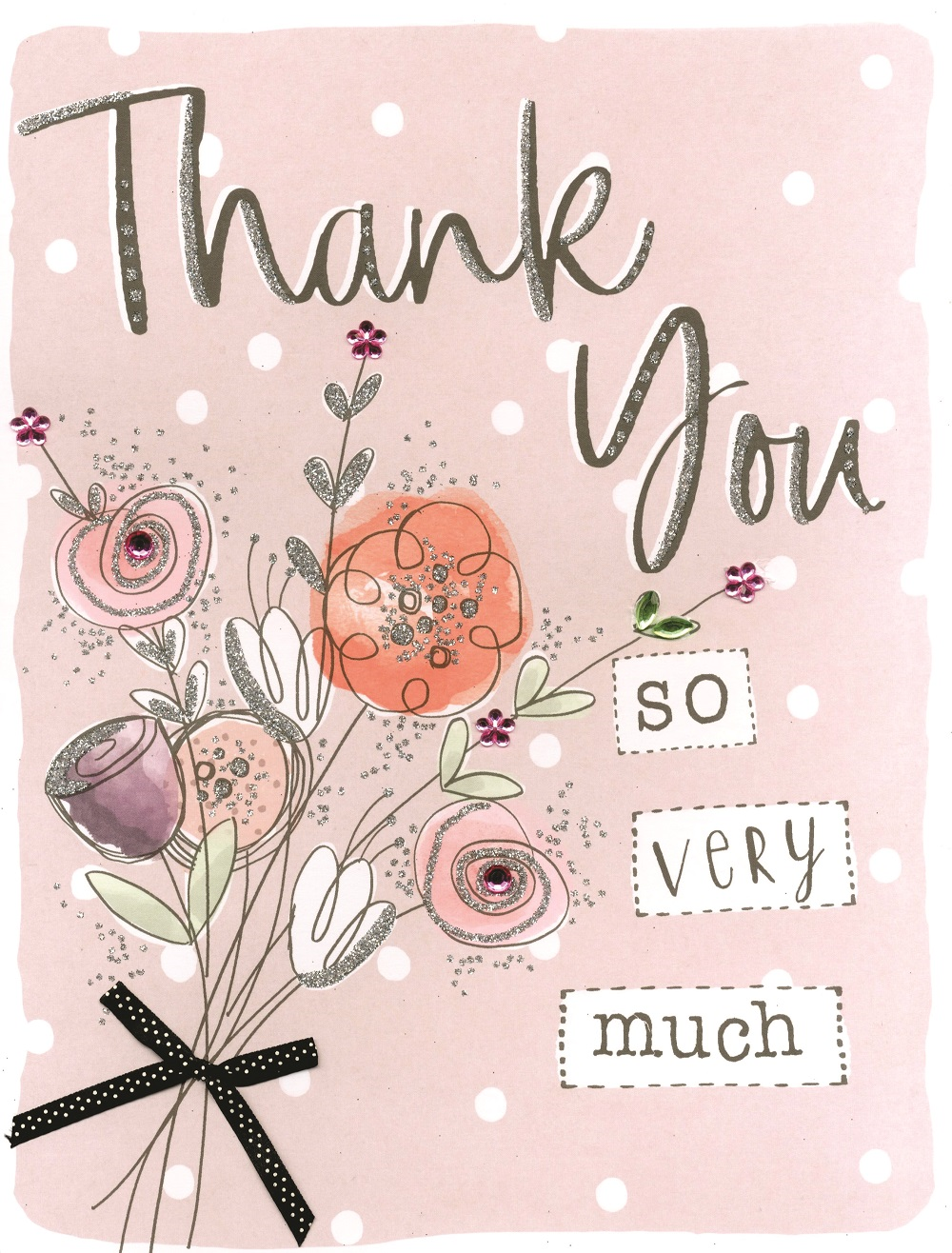 Thank You So Very Much Gigantic Greeting Card A4 Sized Cards | Cards