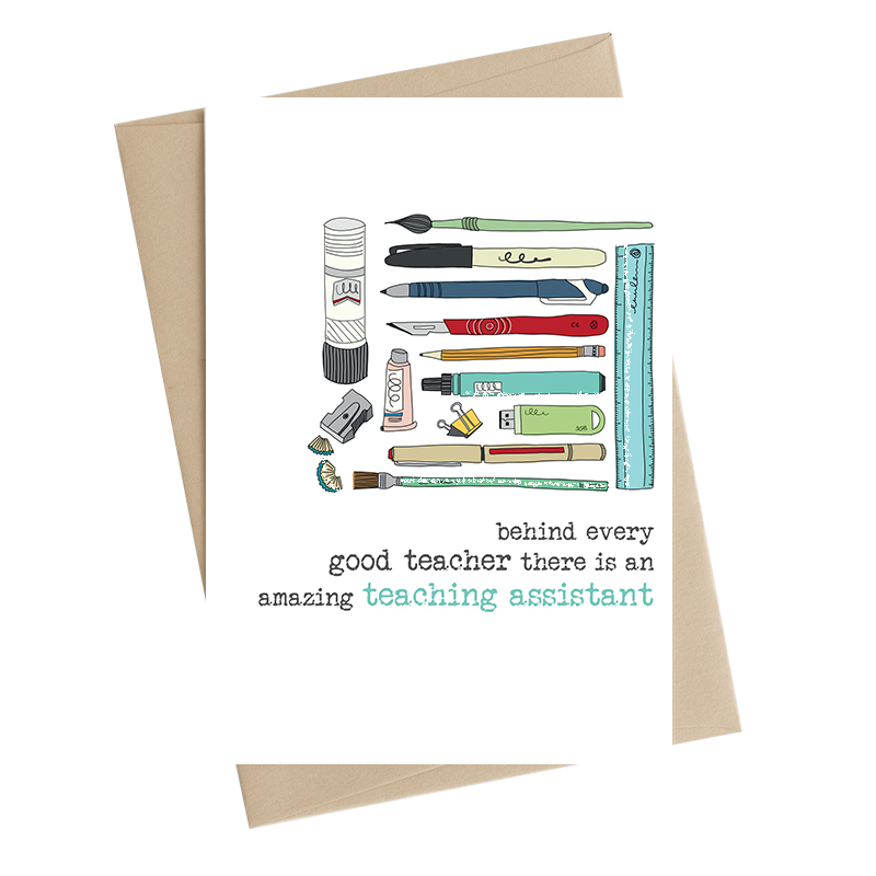 Amazing Teaching Assistant Greeting Card Cards