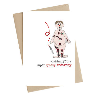 A Super Speedy Recovery Get Well Greeting Card | Cards