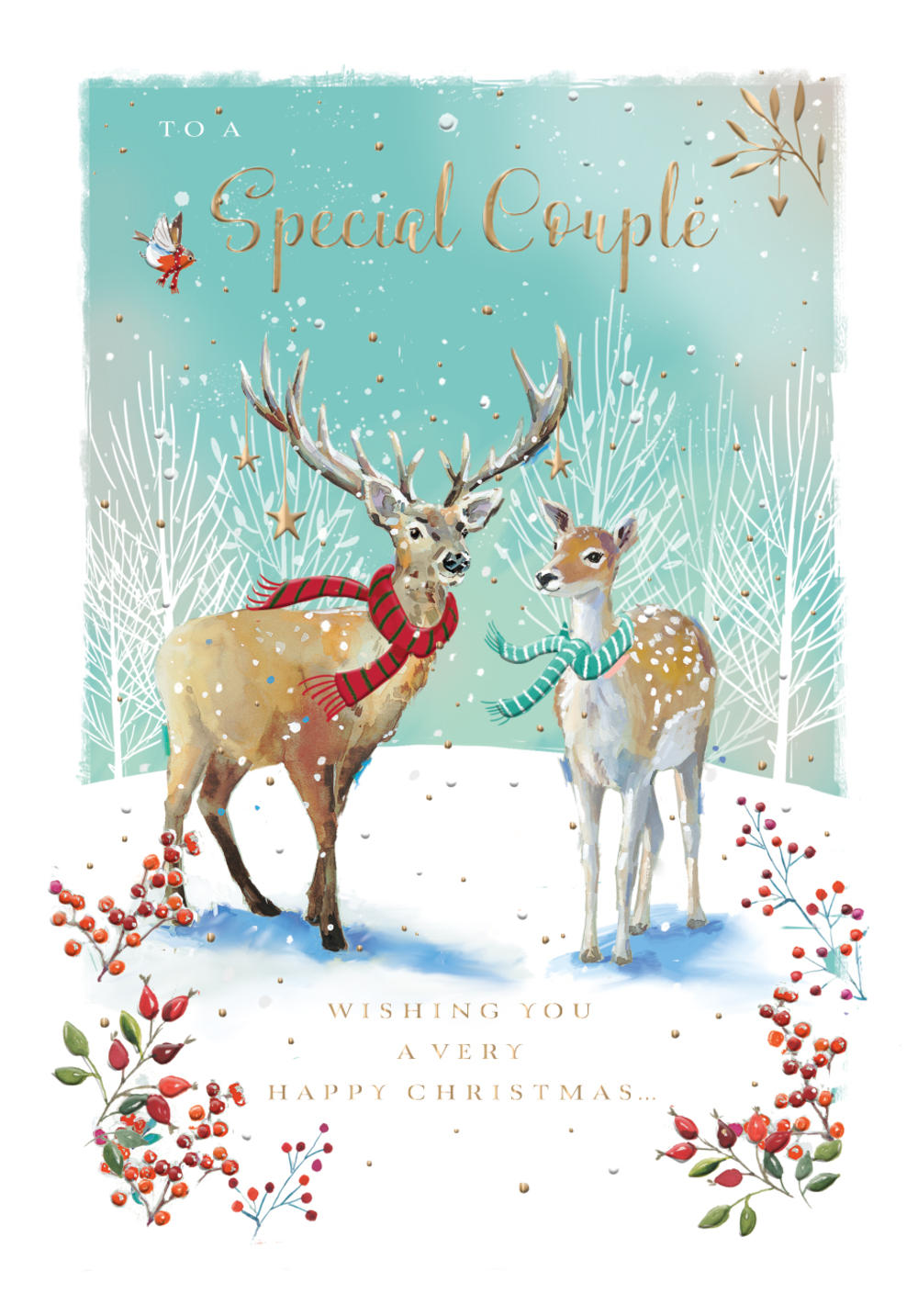 To A Special Couple Christmas Greeting Card | Cards