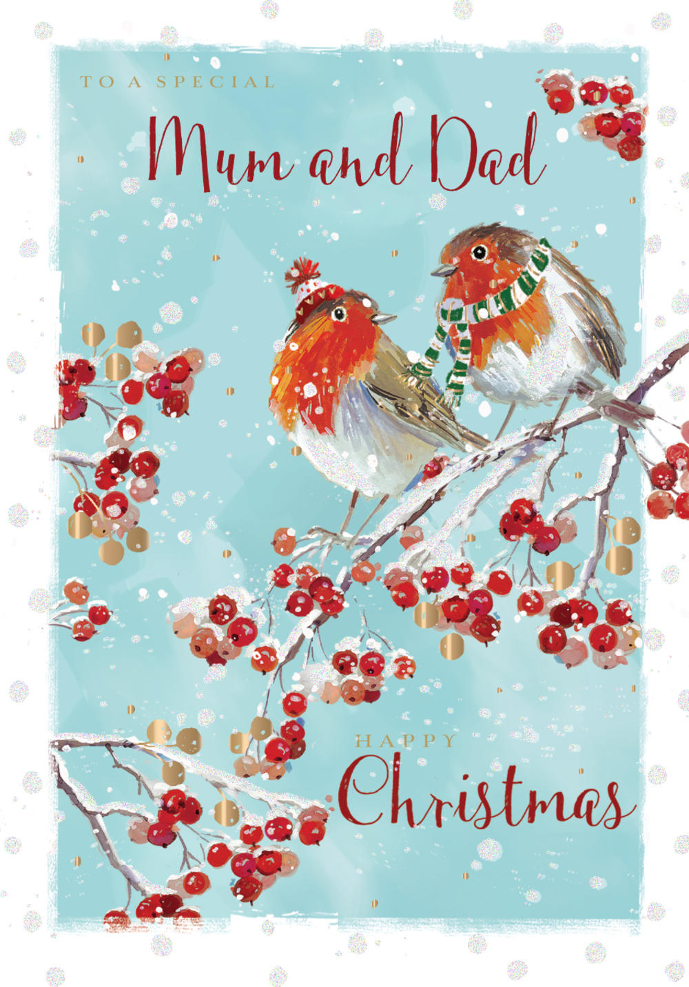 To A Special Mum & Dad Christmas Greeting Card | Cards