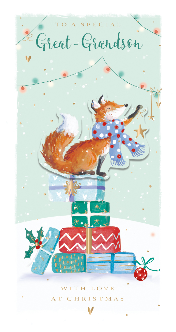 To A Special Great-Grandson Christmas Greeting Card | Cards