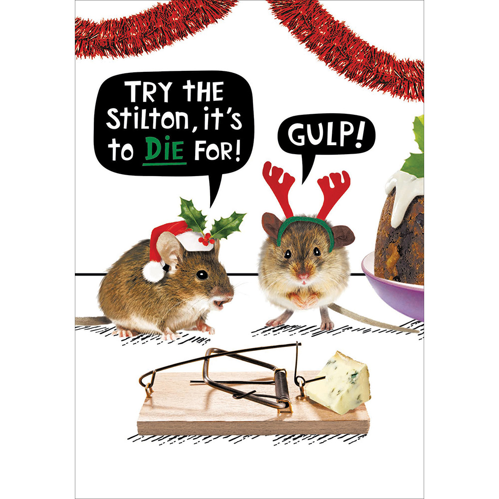 Christmas Shopping Online Funny Crackerjack Christmas Card Animal Humour Cards