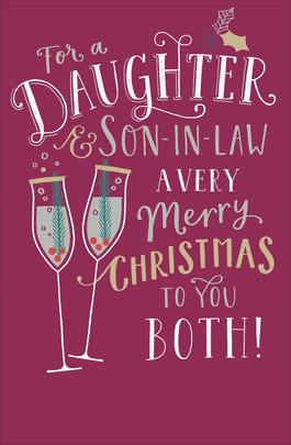 Daughter &amp; Son-In-Law Traditional Christmas Greeting Card | Cards