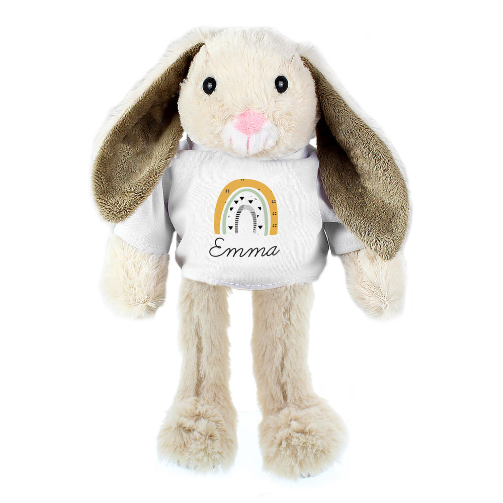 Personalised Rainbow Bunny Rabbit - Personalise It! | Gifts