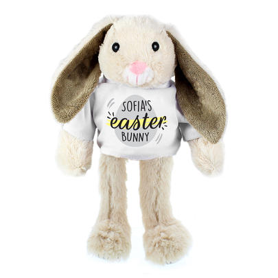 personalised easter bunny soft toy