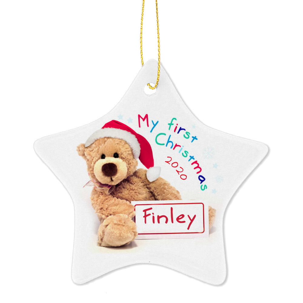 my first christmas teddy next