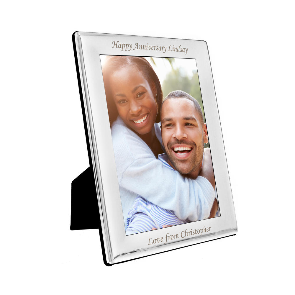 Personalised Silver Plated 5x7 Photo Frame Personalise It! Gifts