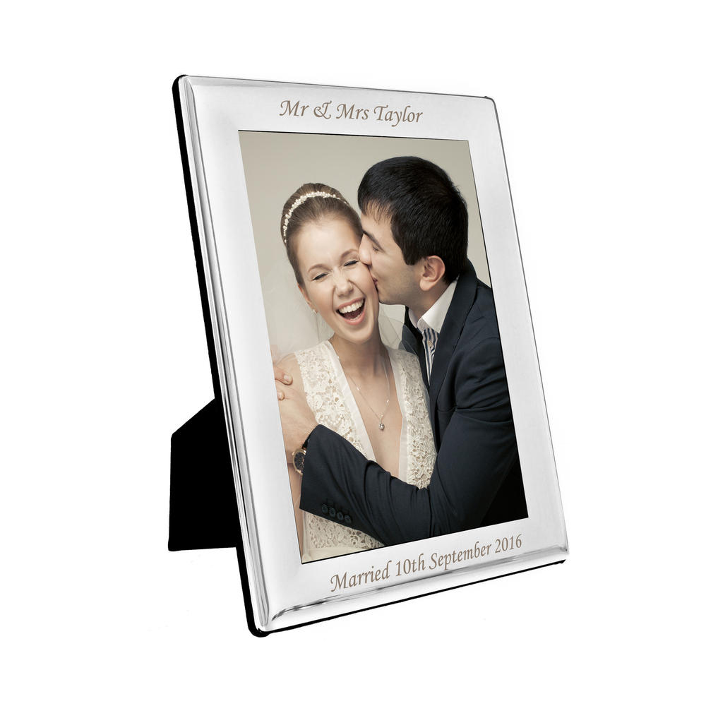 Personalised Silver Plated 5x7 Photo Frame Personalise It! Gifts