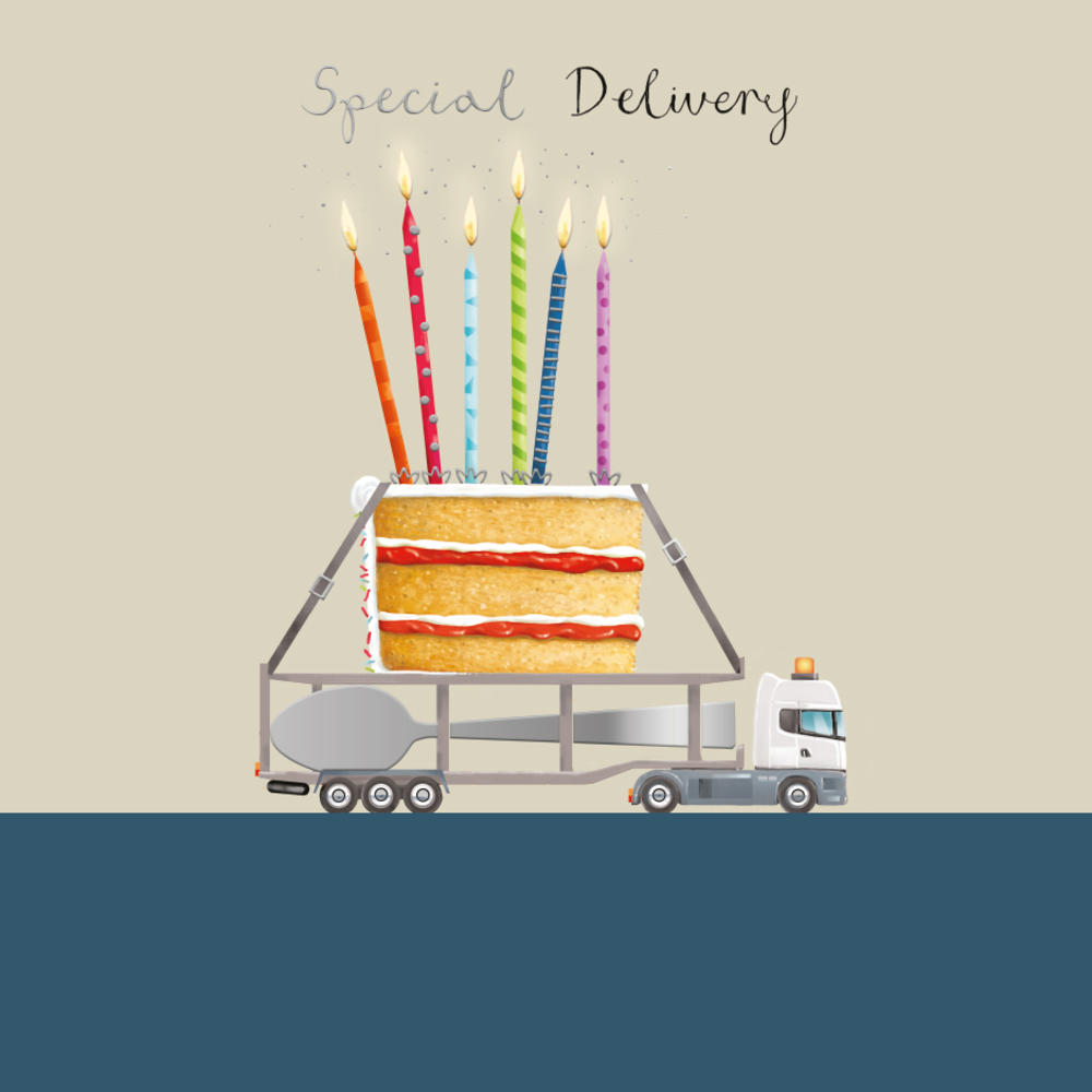 Special Delivery Birthday Greeting Card By The Curious Inksmith Cards