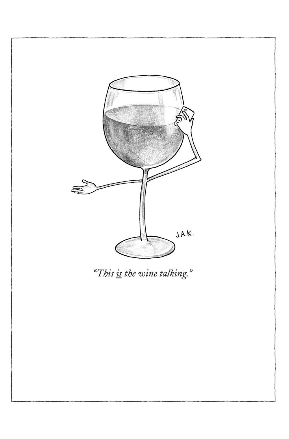The New Yorker This Is The Wine Talking Funny Greeting Card | Cards The New Yorker This Is The Wine Talking Funny Greeting Card | Cards