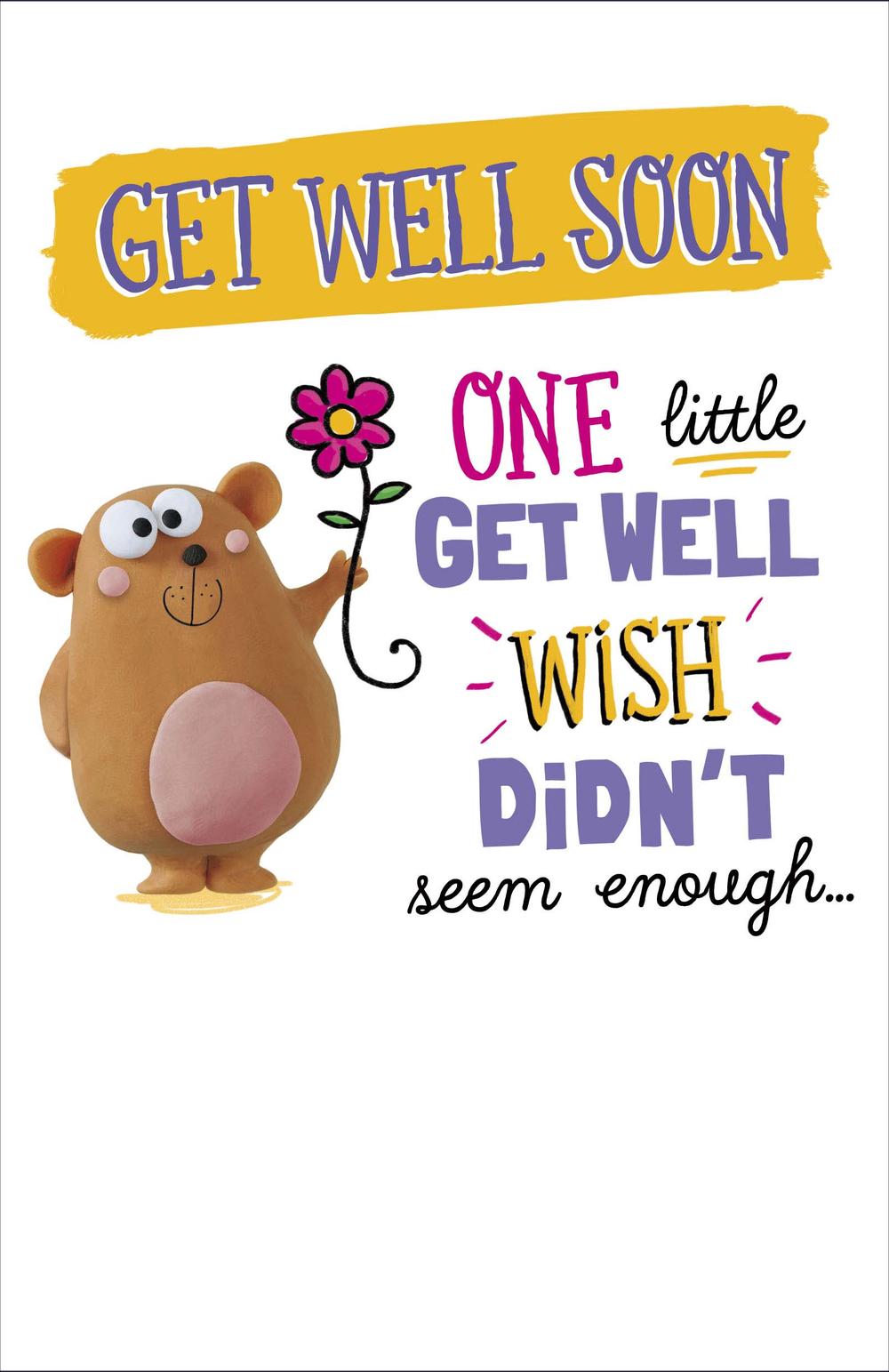 Get Well Wish Didn't Seem Enough Funny Greeting Card | Cards Get Well Wish Didn't Seem Enough Funny Greeting Card | Cards