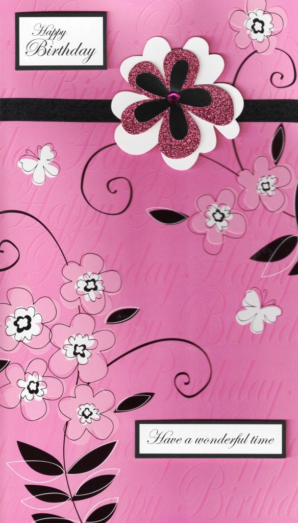 Luxury 60 Happy Birthday Card A4