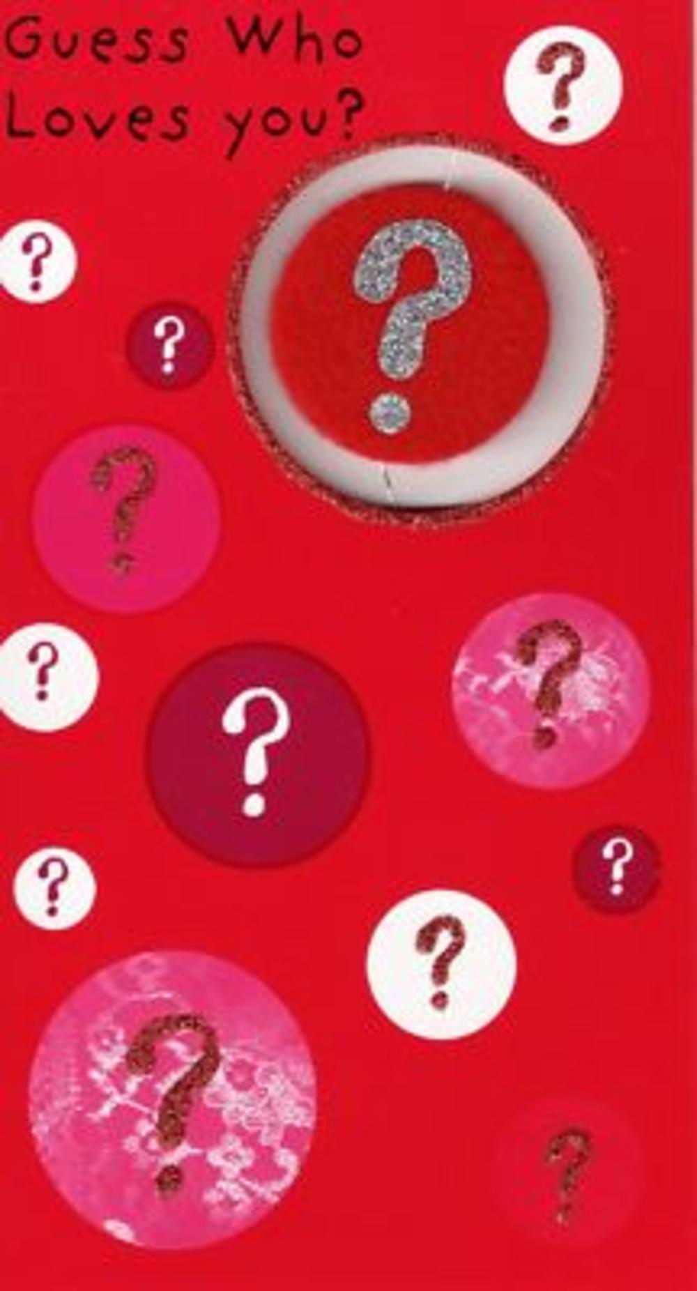 Guess Who Loves You? Valentine's Card | Cards | Love Kates