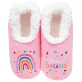 Snoozies hard hot sale sole slippers